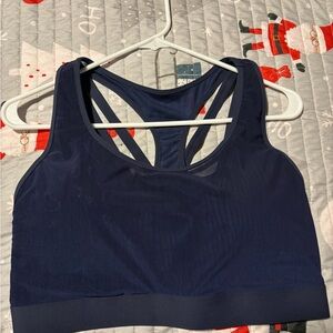 Fabletics Blue Racerback Sports Bra